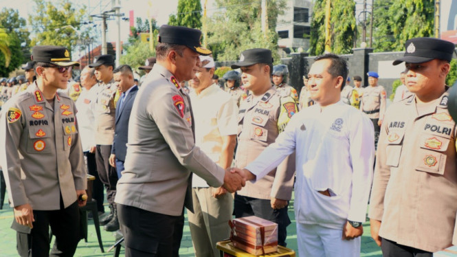 Kapolda Jatim di Mapolres Banyuwangi
