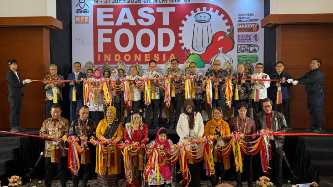 Pembukaan pameran EastFood 2026 di Surabaya