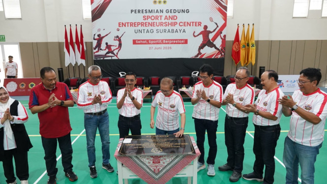 Peresmian Gedung Sport and Entrepreneurship Center Universitas 17 Agustus 1945 (Untag) Surabaya