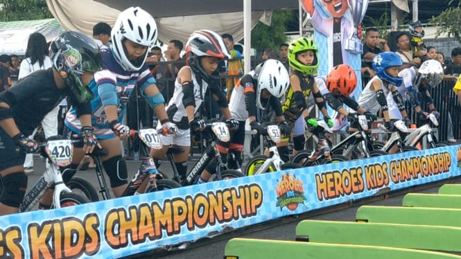 Heroes Push Bike Championship Perdana Diserbu 600 Rider, Peserta Datang dari Empat Negara