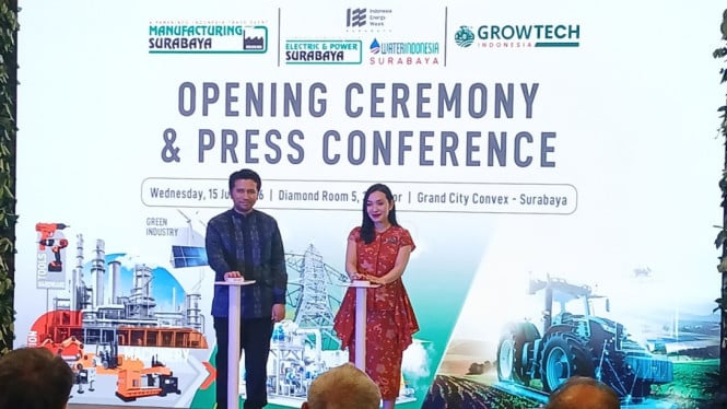 Wagub Emil dan Lia dari Pamerindo buka Manufacturing Surabaya 2026