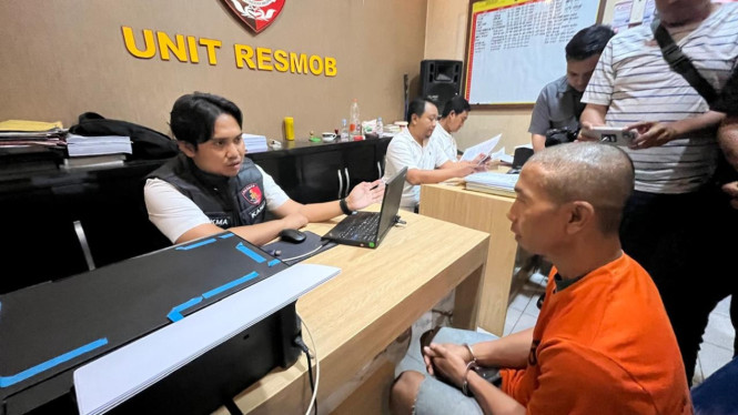 Pelaku Pencurian Isi Dapur SPPG di Mojokerto.