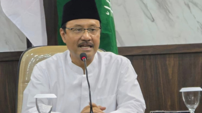 Sekjen PBNU Saifullah Yusuf atau Gus Ipul di Kantor PWNU Jatim, Selasa, 21 Juli 2026.