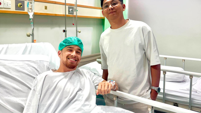 Gelandang Madura United Jordy Wehrmann saat Menjalani Operasi Cedera Bahu.