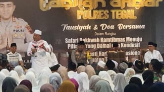 Safari Dakwah Kamtibmas Tegal: Ustaz Das'ad Latif Serukan Pemilu Damai dan Aman