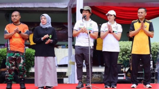 Ide Cerdas Dandim Kudus,  Gulirkan Olahraga Bersama Rekatkan Forkompinda