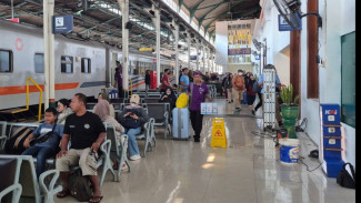 Arus Balik dari Yogya dengan KA mulai terjadi Minggu