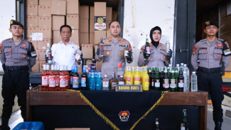 Polda DIY Sita 13 Ribu Lebih Miras Ilegal