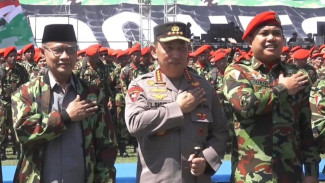 Kapolri Pimpin Apel Akbar Kokam Pemuda Muhammadiyah di Yogyakarta