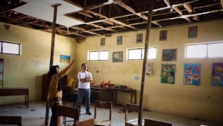Tak Ingin Nyawa Murid Jadi Korban, Bupati Kudus Gerak Cepat Perbaiki Sekolah Rusak