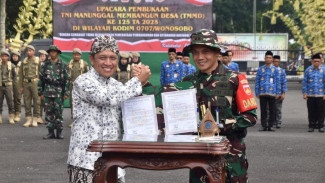 TMMD Wonosobo Fokus Bangun Jalan Ratusan Meter di Wadaslintang
