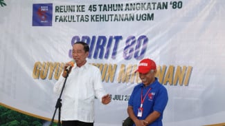 Presiden RI ke-7 Hadiri Reuni Akbar Angkatan 1980 Fakultas Kehutanan UGM