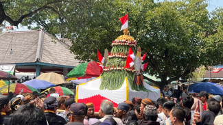 Tradisi Grebeg Maulud Nabi di Keraton Solo, Ribuan Warga Berebut Gunungan Berkah