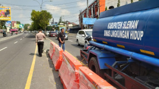 Polda DIY Bersama Instansi Terkait Lakukan Pembersihan Pasca Aksi
