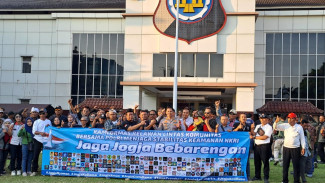 Lintas Komunitas Gelar Deklarasi “Jogja Aman” di Mapolda DIY