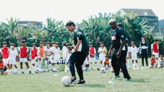 Indra Sjafri Pilih Lima Anak di Yogya Berlatih Bareng Patrice Evra