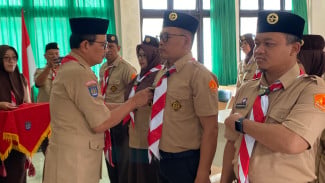 Bawaslu Kota Yogyakarta dan Gerakan Pramuka Kukuhkan Saka Adhyasta Pemilu: Sinergi Pengawasan Partisipatif