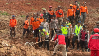 Kapolresta Turun Gunung, Pencarian Korban Longsor Cibeunying Dikebut