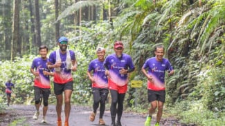 Sekda Jateng Trail Run di Baturraden, Tanam 51 Pohon untuk Jaga Resapan Air Gunung Slamet