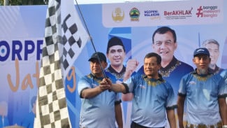 Jalan Sehat Korpri ke-54, Ribuan Warga Tumpah Ruah di Semarang