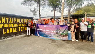 Bank Indonesia Tegal Tanam 1.000 Mangrove di Pulau Kodok, Ini Tujuannya