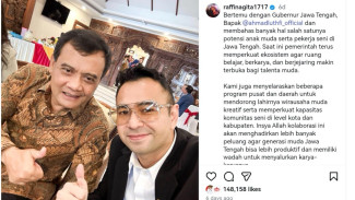 Raffi Ahmad Ungkap Obrolan dengan Gubernur Jateng, Kolaborasi Besar untuk Anak Muda