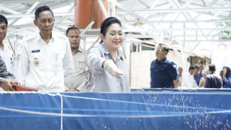 Titiek Soeharto Bantu Alat Tani dan Perikanan warga Bantul