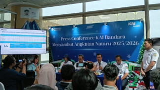 KAI Bandara Siapkan Posko Nataru, Layani 493 Ribu Penumpang