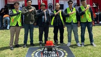 Drone AI UMY Dinobatkan sebagai Tim Paling Potensial di Kompetisi Nasional