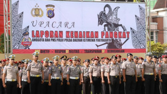 356 Personel Polda DIY Naik Pangkat di Penghujung Tahun