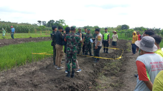 Mortir Aktif Ditemukan di Sawah Purwodadi, TNI–Polri Lakukan Evakuasi Aman