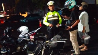Polisi Amankan 8 Sepeda Motor Berknalpot Brong Saat Patroli di Jalan Lawu Karanganyar