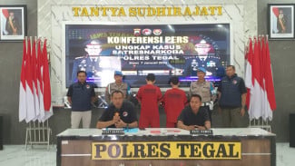 Polres Tegal Bekuk Dua Pengedar Narkoba: Tembakau Gorila, Sabu dan Ekstasi Beredar Lewat COD