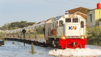 Luapan Air Jalur Utara Tak Ganggu Operasional KA Jarak Jauh dari Yogyakarta