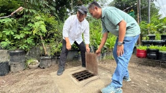 Biopori Warga Yogya hasilkan Kompos
