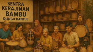 Dari Lereng Dlingo ke Pasar Dunia: Cerita Anyaman Bambu yang Menjaga Tradisi