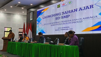 Disdikpora Kulonprogo Launching Bahan Ajar SD dan SMP Berbasis Kearifan Lokal