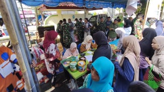 Sinergi Pemkab Kulonprogo, Polres, dan Kodim Gelar Pasar Murah Jelang Lebaran