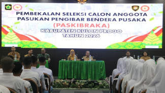 Paskibraka, Kulonprogo Siapkan 196 Generasi Muda Jadi Pemimpin Masa Depan