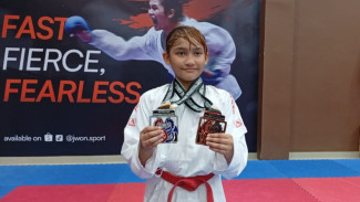 Jasmine Bawa Pulang Dua Medali Karate Internasional