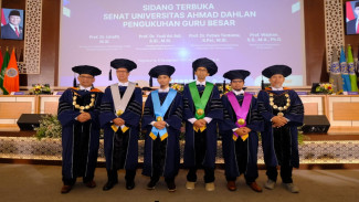 UAD Tambah Empat Guru Besar Baru