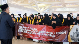 Jamaah Haji Khusus Nur Ramadhan Internasional Berangkat dari Yogyakarta International Airport, Total 324 Jamaah Siap Men