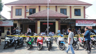 Sindikat Pencuri Motor Dibongkar Polsek Sewon, 19 Barang Bukti Diamankan