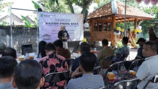 Gazebo Pojok Baca Wirokerten, Simbol Gerakan Literasi Baru di Bantul