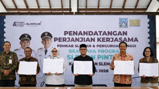 Pemkab Sleman Gandeng 34 Kampus DIY, Beasiswa Sleman Pintar 2026 Resmi Bergulir