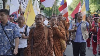 Indonesia Walk for Peace 2026, Langkah Bhikkhu Sangha Menyatukan Pesan Damai di Borobudur