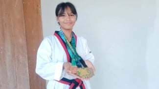 Dari Ajakan Teman hingga Podium Juara, Langkah Gisela Mengukir Prestasi Taekwondo Kulonprogo
