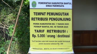 Tarif Masuk Pantai Bantul Barat Disesuaikan, Wisatawan Kini Bayar Rp 5.000
