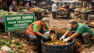 Biopori Jumbo Diperluas ke Pasar Tradisional, Pemkot Yogya Perkuat Pengelolaan Sampah Berbasis Wilayah