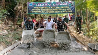 TMMD Sengkuyung Tahap III di Kulonprogo: Satukan Langkah Bangun Negeri dari Desa Kalirejo